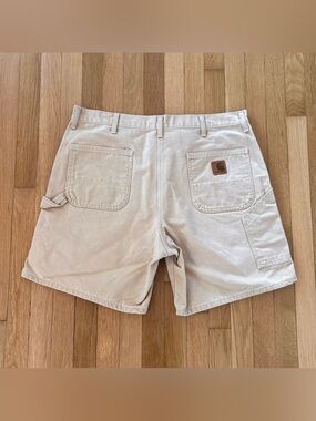 Vintage Carhartt Carpenter Shorts 90s Made In USA B24WET Size 40 Duck Canvas